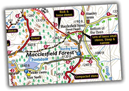 Mountain Biking Map Extract