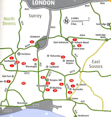 sussex routes