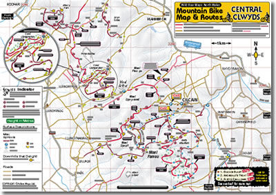 conwy mountain bike map