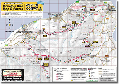 conwy mountain bike map