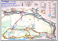 Highland Perthshire Around Pitlochry Mountain Bike Maps - 