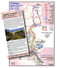 Highland Perthshire Around Pitlochry Mountain Bike Maps - 